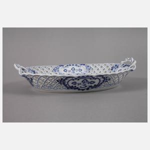 Meissen Durchbruchschale "Indisches Vogelmodell"