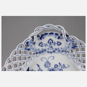 Meissen Durchbruchschale "Indisches Vogelmodell"