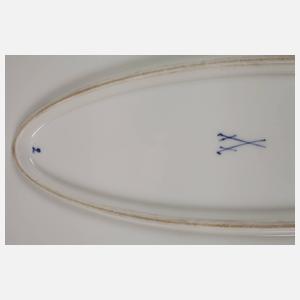 Meissen Fischplatte Zwiebelmusterdekor