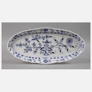 Meissen Fischplatte Zwiebelmusterdekor
