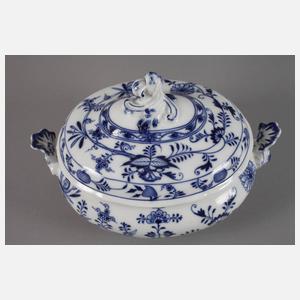 Meissen Deckelterrine Zwiebelmusterdekor