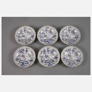 Meissen Kaffeeservice "Zwiebelmuster, schattiert"