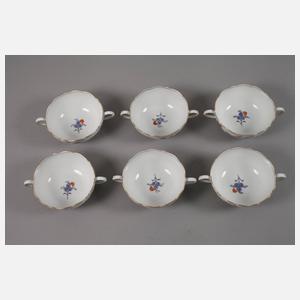 Meissen Speiseservice "Zwiebelmuster, schattiert"