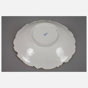 Meissen große Prunkschale Blumenbukett