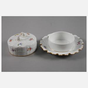 Meissen Butterdose aus dem Schwanenservice