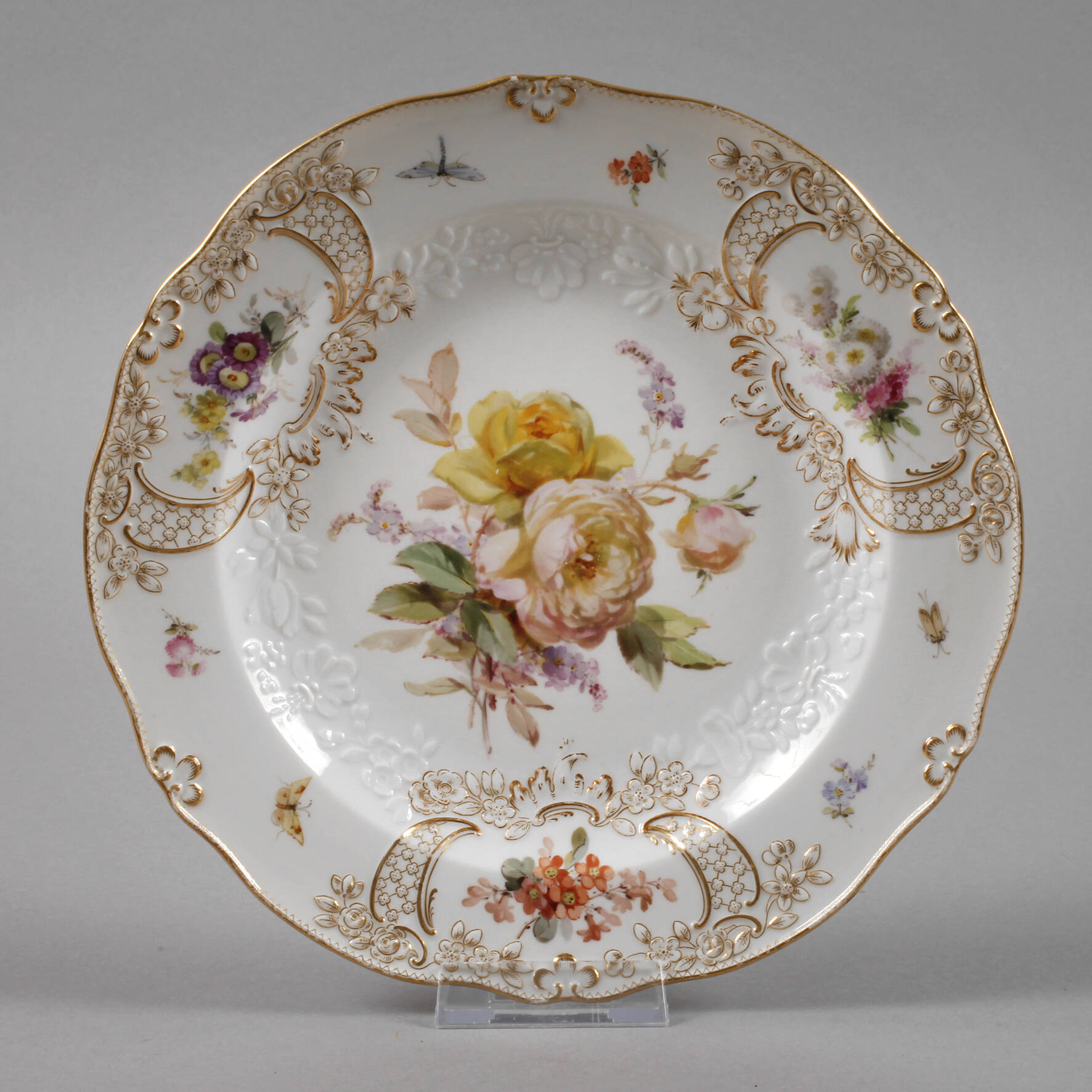 Meissen Teller Weichmalerei