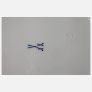 Meissen siebzehn Speiseteller "Blume 1"