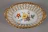 Meissen kleine Korbschale "Blumenbukett"