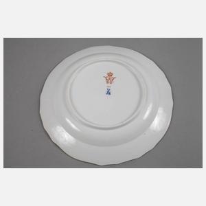 Meissen Speiseteller aus dem Service "Frühlingsblumen"