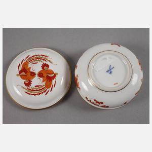 Meissen drei Teile mit Drachendekor