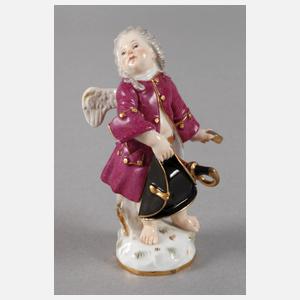 Meissen verkleidete Amorette mit Dreispitz