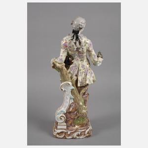 Meissen Paar große Gärtnerfiguren