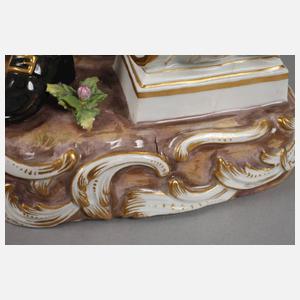 Meissen Paar große Gärtnerfiguren