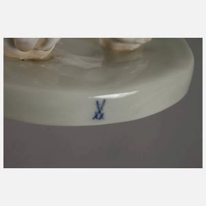 Meissen "Ziegenbock auf Napf, groß"