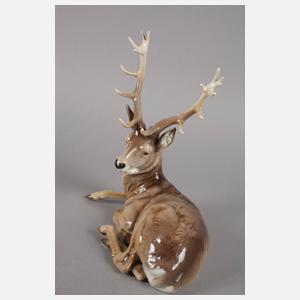Nymphenburg "Hirsch, liegend"