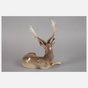 Nymphenburg "Hirsch, liegend"