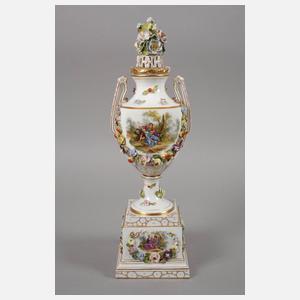 Potschappel Paar Potpourri-Vasen