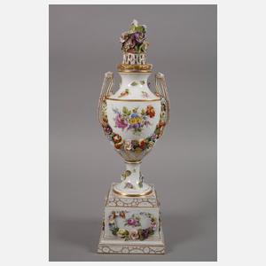 Potschappel Paar Potpourri-Vasen