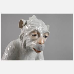 Potschappel Affe mit Apfel