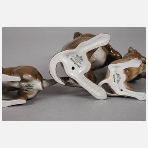 Rosenthal drei Dackel