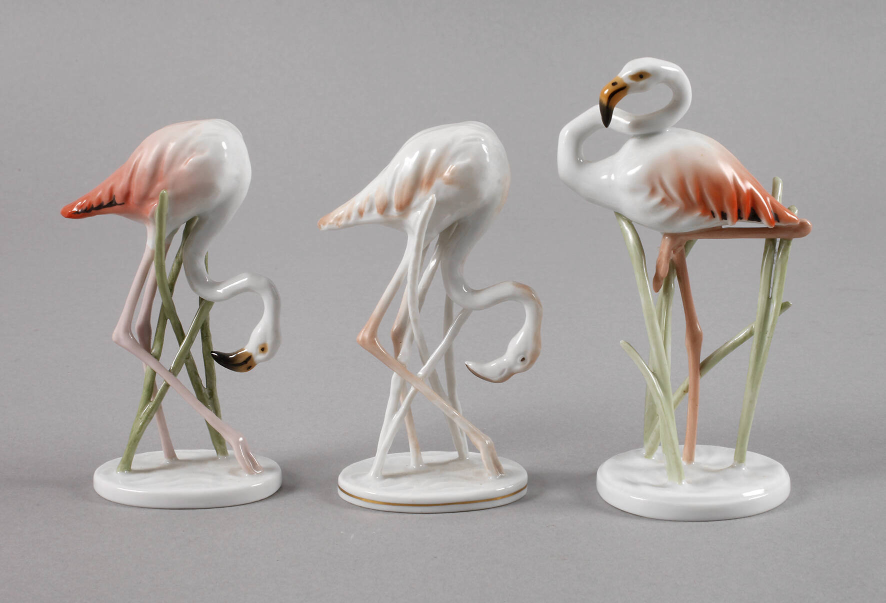 Rosenthal drei Flamingos