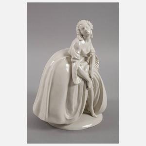 Schwarzburger Werkstätten "Dame mit Strumpfband"