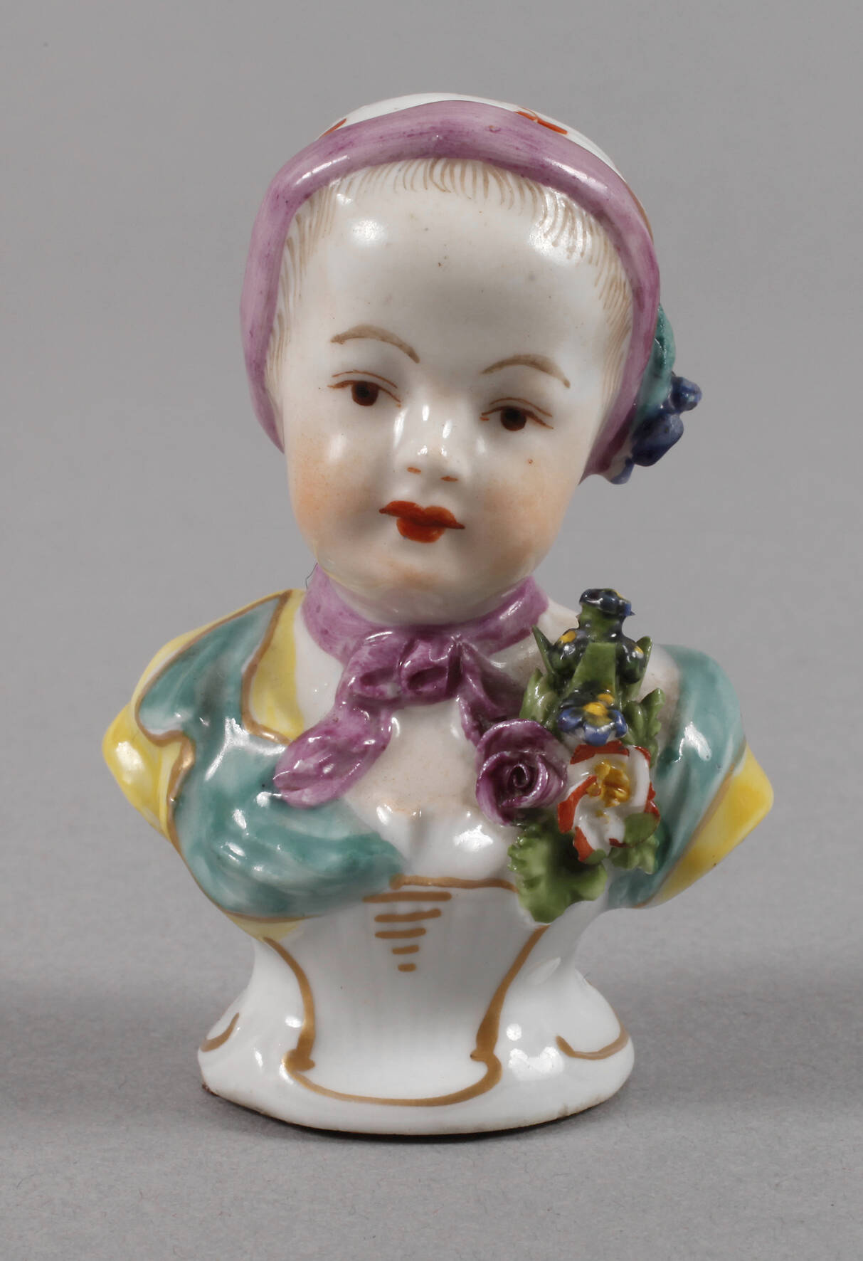 Volkstedt-Rudolstadt Miniatur Mädchenbüste