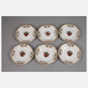 Kaffeeservice mit Adelswappen