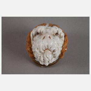 Tabatiere als Hundekopf