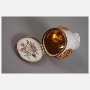 Tabatiere als Hundekopf