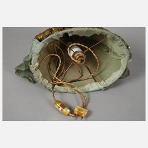 Teepuppenbüste als Lampe