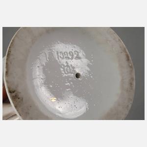 Sitzendorf große zweiteilige Teepuppe