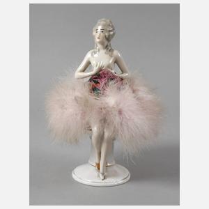 Sitzendorf große zweiteilige Teepuppe