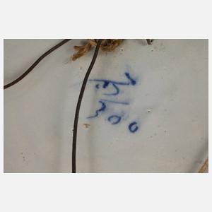 Großer Delfter Pfauenteller