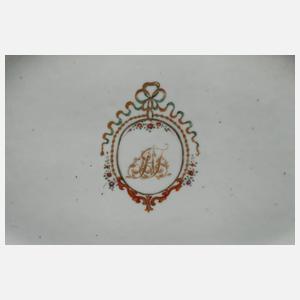 Klassizistische Fayenceplatte