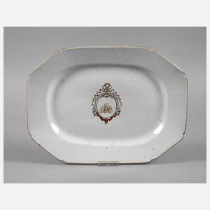 Klassizistische Fayenceplatte