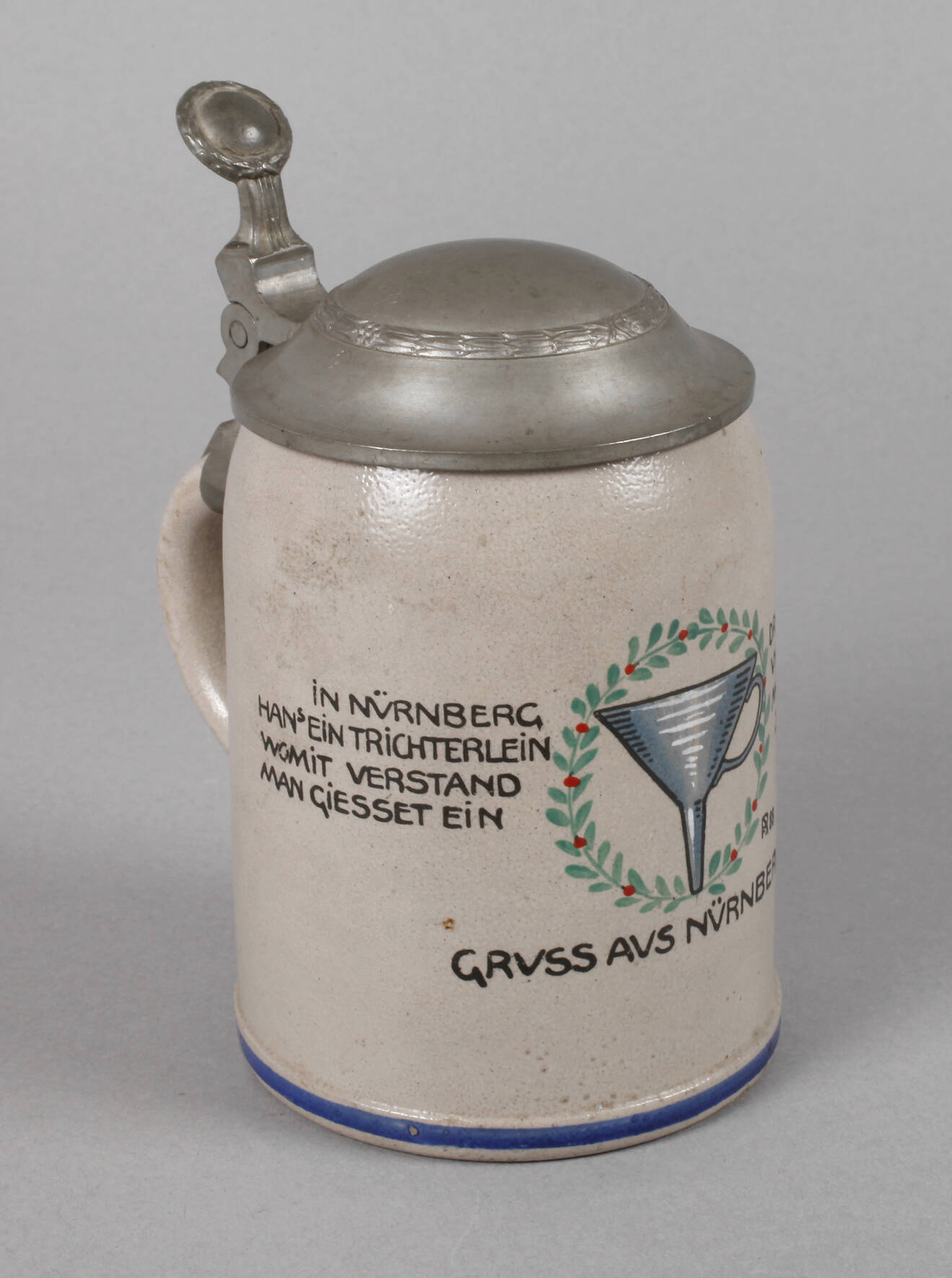 Bierkrug "Nürnberger Trichter"