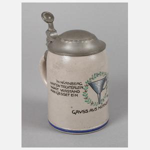 Bierkrug "Nürnberger Trichter"