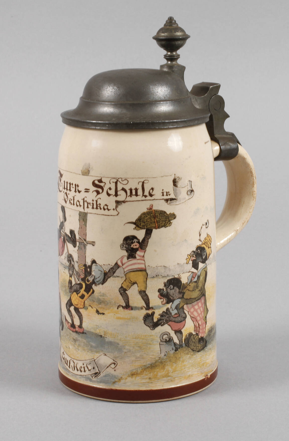 Villeroy & Boch Bierkrug mit afrikanischem Motiv