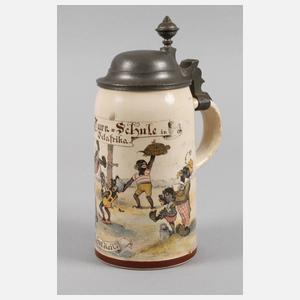 Villeroy & Boch Bierkrug mit afrikanischem Motiv