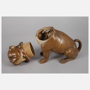 Bernhard Bloch Mops als Tabakdose