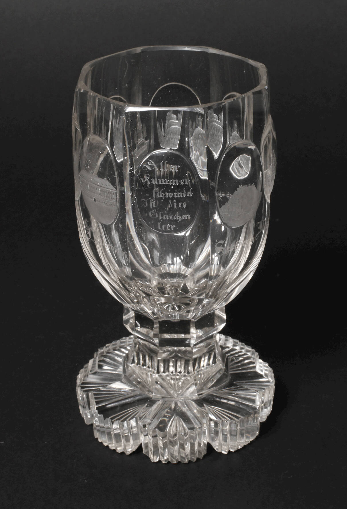 Großer Ranftbecher Biedermeier