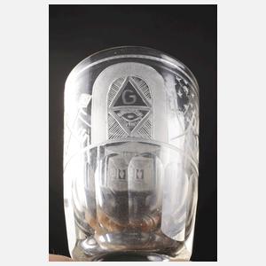 Freimaurerglas