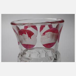 Ansichtenbecher Biedermeier Bad Kissingen