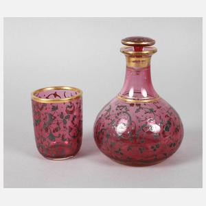 Karaffe mit Nachtglas