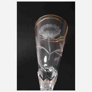 Moser Karlsbad zwei Gläser aus der Serie "Rose"