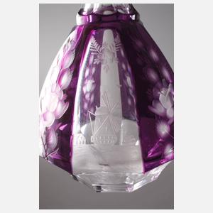 Karaffe mit Silbermontierung