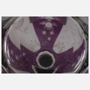 Karaffe mit Silbermontierung