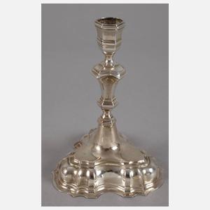 Paar barocke Silberleuchter Breslau