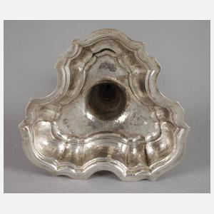 Paar barocke Silberleuchter Breslau